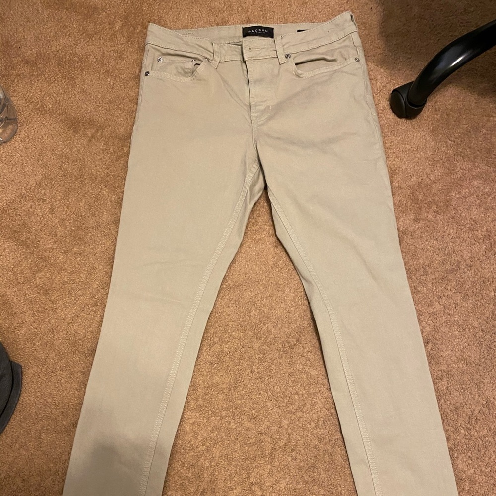 Pacsun khaki jeans 32x34